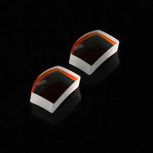 Lente de vista amarela vermelha do ponto do vidro BK7 da elevada precisão 2820-002 ótico com boa transmissão clara - Product Image 3