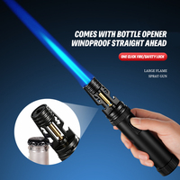 Nouveau style de pistolet de pulvérisation à flamme puissante, allumeur haute température coupe-vent portable pour extérieur, pistolet d'allumage de barbecue gonflable
