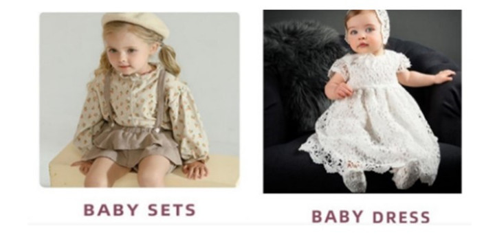 2023 Spring Newborn Infant Party Dress Ribbed Long Sleeve