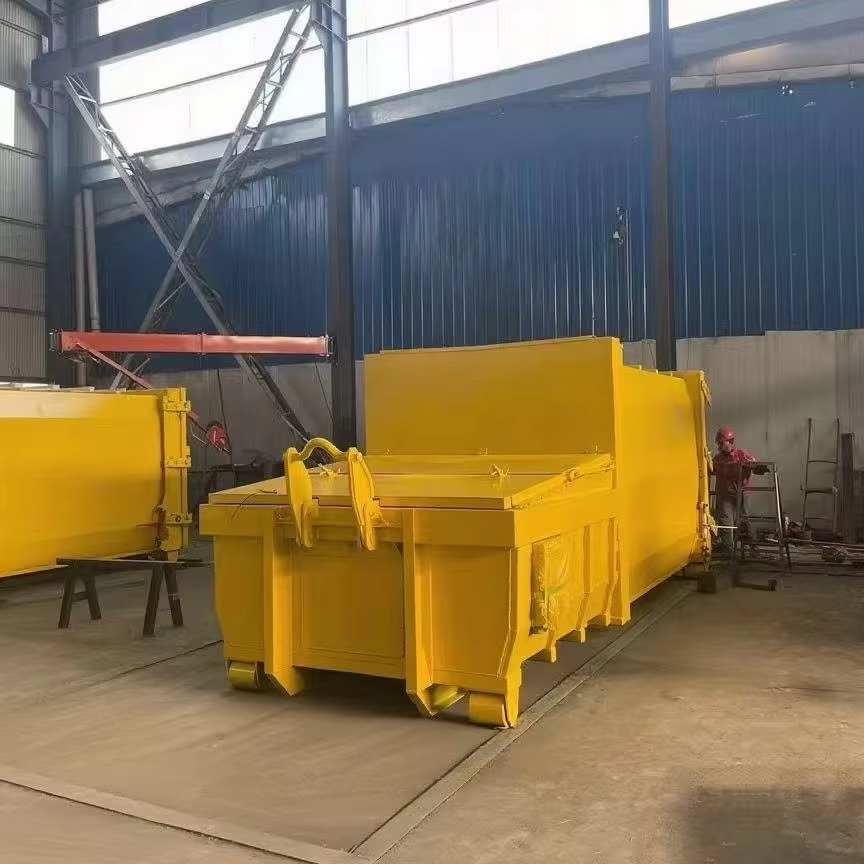 skip loader garage compactor portable