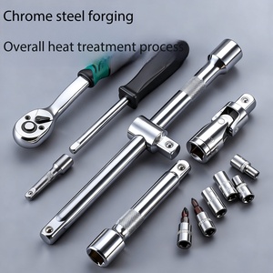 Ensemble d'outils <span class=keywords><strong>de</strong></span> réparation professionnel <span class=keywords><strong>de</strong></span> 85 pièces, boîte à outils à trois niveaux, clés hexagonales, clés à douilles, outils à main, acier au chrome-vanadium - Product Image 3