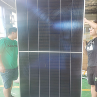 Tuiles de toit perc 540w, kit de modules de cellules solaires entièrement noires, panneaux de bardages de toit