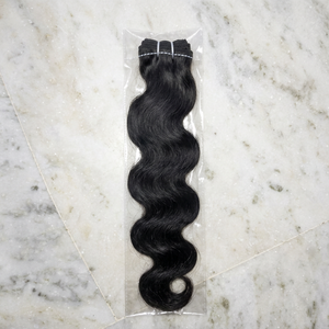 ผมแท้ Remy 100 กรัม คุณภาพดีที่สุด สำหรับต่อผม (ขั้นต่ำ 1 ชิ้น) เนื้อสัมผัสชุ่มชื้น ผมแท้จากอินเดีย คุณภาพดี ไม่ผ่านการแปรรูป ธรรมชาติ - Product Image 1