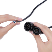 Kit de robinet automatique sans contact CE XLR avec microphone et haut-parleur, blindage tressé, gaine en PVC, résolution 1080p
