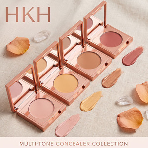 HKH Pressed Powder Concealer Palette 4-Colour Matte Moisturizing Waterproof BB & CC Creams Free Sample Size All Skin Types - Product Image 1
