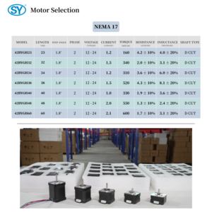 Motor de Impresora <span class=keywords><strong>Nema</strong></span> <span class=keywords><strong>17</strong></span> 42X42X40MM, Motor Paso a Paso Híbrido Bipolar de 4 Cables y 12V - Product Image 4