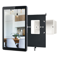 Panneau de commande tactile Smart Home Android de 8 pouces contrôlé par Wifi avec port Poe RJ-45 et réseau Ethernet