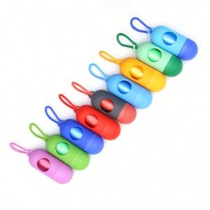 Dispensador de Bolsas para Excremento de Perro, Diseño de Cápsula, Práctico y Portátil - Bolsas para Desechos de Mascotas para Limpieza en Movimiento - Product Image 5