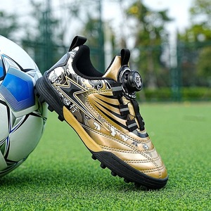 Chaussures de football pour <span class=keywords><strong>enfants</strong></span>, boucle rotative, antidérapantes, chaussures de football en gazon artificiel, TF, courtes, souples, respirantes, entraînement en plein air, automne, été - Product Image 2