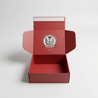 Boîte en carton ondulé personnalisée grande taille marron pour emballage de literie, avec bande de déchirement et fermeture auto-adhésive