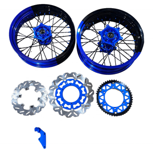 Juegos de ruedas Supermoto de dos colores de 17 pulgadas, ruedas de motocicleta de aleación de aluminio para <span class=keywords><strong>KTM</strong></span> SX SXF EXC 2002-2025 - Product Image 4