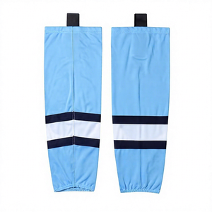Best Selling New Arrival Comfortable Ice Hockey Socks Knitted Crew High Sports Wear Cotton/Wool Quick Dry Breathable Socks - Product Image 1