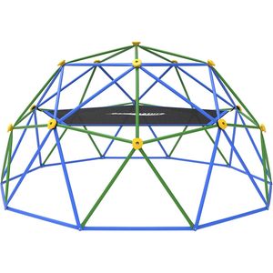 Amaca a cupola da arrampicata all'aperto per bambini con cupola antiruggine geometrica da arrampicata per bambini che supporta 880 libbre - Product Image 1