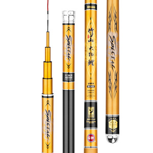 Canne à pêche Guangwei Bamboo Mountain Carp 10m ultra-légère en fibre de carbone, puissante, pour gros poissons, pêche à la taïwanaise - Product Image 3