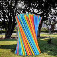 Prix d'usine – Pailles jetables flexibles 6*260mm en PLA biodégradable sans BPA pour cocktails, bar à domicile, fêtes et toutes occasions