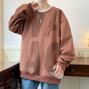 เสื้อสเวตเตอร์แขนสั้นผู้ชายแฟชั่นฤดูร้อนใหม่สไตล์เรโทรลายพิมพ์สตีลซีล เสื้อยืดทรงหลวมระบายอากาศได้ดี - Product Image 4