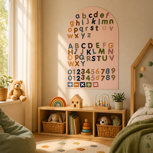Set di 77 Lettere e Numeri Magnetici in Cartone Bianco Ecologico, <span class=keywords><strong>Alfabeto</strong></span> in Colori Pastello, Magneti <span class=keywords><strong>per</strong></span> Frigorifero, Giochi Educativi Montessori <span class=keywords><strong>per</strong></span> Bambini - Product Image 5