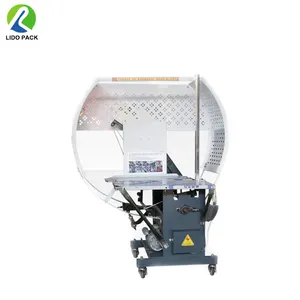 Customize Continuous Working Bundling machine pe semi automatic strapping machine tying strapping semi auto strapping machine