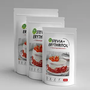 Edulcorantes naturales bajos en calorías al por mayor de China Ra98 azúcar eritritol Stevia mezcla extracto en polvo