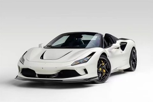 Kit de Carrocería de Fibra de Carbono Estilo V para Ferrari F8, con Alerón Delantero, Faldones Laterales, Difusor y Spoiler - Product Image 6