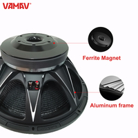 VAMAV YX18X451 18 Pulgadas Ferrite Woofer 1800W 4.5" Subwoofer de bobina de voz para rendimiento altavoz de audio profesional de