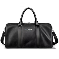 Sac de voyage en cuir PU personnalisé avec logo, sac de sport de luxe rose, grand sac de sport imperméable personnalisé pour hommes