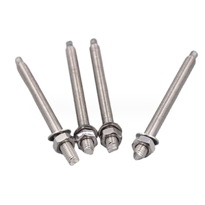 Precio de fábrica Perno químico de acero inoxidable Perno de anclaje galvanizado Pernos de anclaje de expansión S304 para construcción - Product Image 6