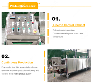 Máquina tostadora de avellanas Gelgoog, máquina tostadora de anacardos con sabor, tostadora y máquina peladora de cacahuetes - Product Image 2