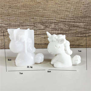 Y3063 DIY resina epoxi <span class=keywords><strong>unicornio</strong></span> forma silicona molde - Product Image 6