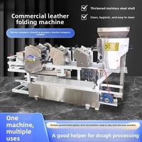 Machine à presser la pâte multifonctionnelle entièrement automatique pour wontons, raviolis, nouilles et peaux de raviolis, capacité 250 kg/h
