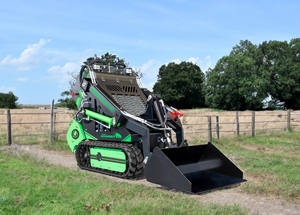 لودر أمامي كهربائي صغير بسعة 350 كجم مع ناقل حركة هيدروستاتيكي ومحرك معتمد من وكالة حماية البيئة وأجزاء أساسية محلية الصنع ومحامل وصندوق تروس - Product Image 5