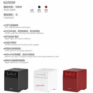 2024 3L 500w New Glass Heat Humidifier Unit Big Humidifier And Diffuser