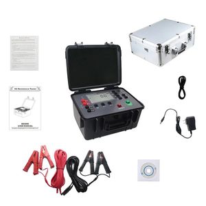 Testeur de résistance de boucle portable FUZRR ES3050, micro-ohmmètre numérique, testeur de résistance de mise à la terre, mégohmmètre - Product Image 4