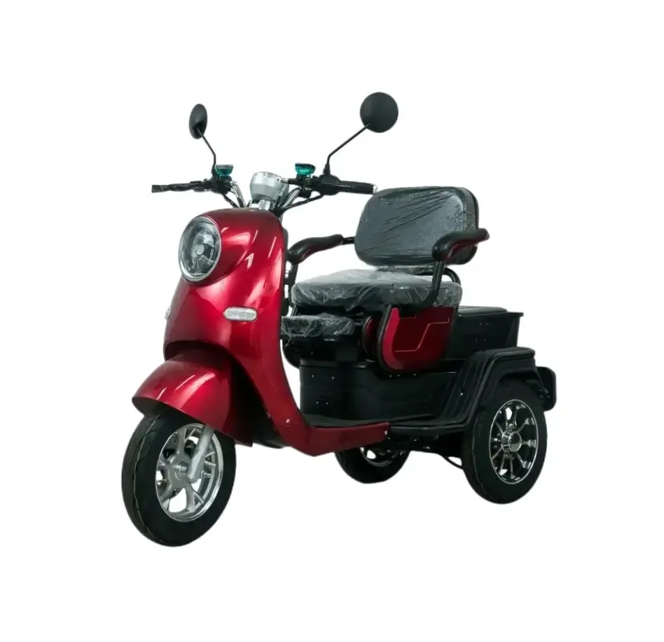 Yüksek kaliteli üç tekerlekli elektrikli motosiklet ucuz üç tekerlekli kargo elektrikli scooter yetişkinler için