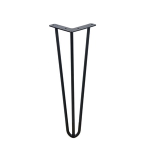 Nouveau Design Prix Usine Durable En Métal Noir 16 28 Pouces 3 Tige BRICOLAGE Banc Chaises de Table Basse Jambes En Épingle À <span class=keywords><strong>Cheveux</strong></span> - Product Image 6
