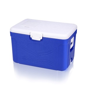 Keyang 50L Plastic Portable Styrofoam Insulated Fruits Meat Fresh Beverage Drink Cold Chain Transportation Cooler Box