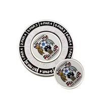 Vente en gros de pièces de golf personnalisées Marqueur de balle de golf magnétique