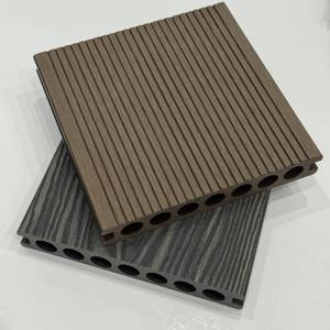 Planche de <span class=keywords><strong>terrasse</strong></span> en composite bois-plastique imperméable à l'eau, à grain de bois en relief 3D, pour patios, terrasses, piscines, jardins - Product Image 2