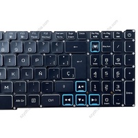Nouveau clavier d'ordinateur portable SP pour Acer Predator Helios 300 PH315-52-75R0 PH315-52 PH315-52-73DU PH317-53, rétroéclairage RVB coloré complet