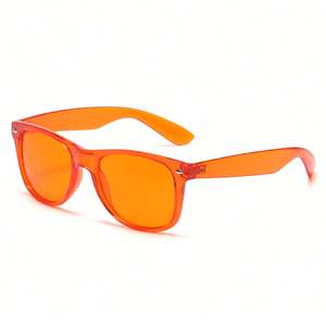 Gafas de Sol Cuadradas con Remaches Personalizadas con Logotipo, Moda 2025 para Hombre y Mujer, Protección UV400, Color Caramelo, Gafas de Sol para Fiesta - Product Image 5