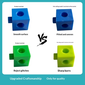 Blocchi di Costruzione in Plastica con Carte a <span class=keywords><strong>Domande</strong></span>, Giocattoli Educativi, Ausili Didattici <span class=keywords><strong>per</strong></span> la Prima Infanzia, Strumenti <span class=keywords><strong>per</strong></span> l'Asilo, Età 3-6 Anni - Product Image 3