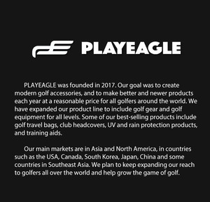 PLAYEAGLE Golf Recruit Brand Agent Brand Distributor ABS Hard Case Golf Travel Bag Airplane Golf Bag - Product Image 2