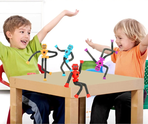 Vui Telescopic Stretch hút cup Robot đồ chơi căng thẳng cứu trợ câu đố với động vật khó khăn con Kid món quà - Product Image 6