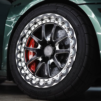 Jantes forgées beadlock de 15, 17 et 18 pouces pour course de dragster, compatibles avec Toyota Supra A90 MK5, 370Z, Audi R8, RS3, Lamborghini Huracan, BMW T1