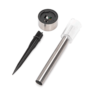 Lampe solaire LED d'ambiance pour pelouse, acier inoxydable, 6500K, idéale pour éclairer les jardins et rehausser les espaces extérieurs. - Product Image 2