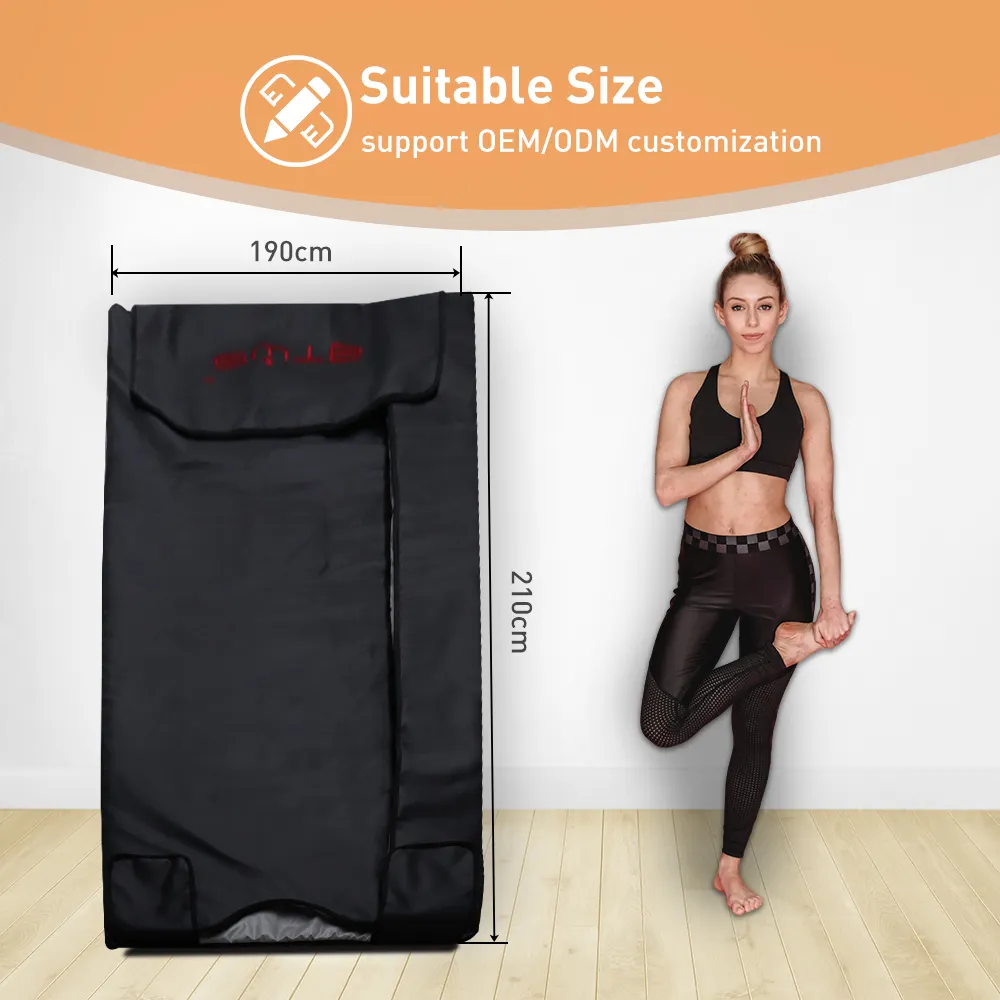 BTWS hot sale Detox insulation far Low EMF 1 zone infrared sauna blanket body shaper slimming blanket