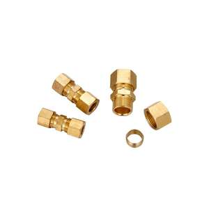 Conector de Compresión para Tubo de <span class=keywords><strong>1</strong></span>/8'', <span class=keywords><strong>3</strong></span>/16'', <span class=keywords><strong>1</strong></span>/<span class=keywords><strong>4</strong></span>'', 5/16'', <span class=keywords><strong>3</strong></span>/8'', <span class=keywords><strong>1</strong></span>/<span class=keywords><strong>2</strong></span>'' Pulgadas, Accesorio de Latón para Tuberías de Aceite, Agua, Combustible y Gas - Product Image 2