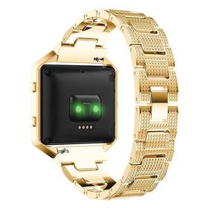 <span class=keywords><strong>Correa</strong></span> de <span class=keywords><strong>reloj</strong></span> de lujo, <span class=keywords><strong>correa</strong></span> de <span class=keywords><strong>reloj</strong></span> de cristal de aleación, <span class=keywords><strong>correa</strong></span> de muñeca con marco de Metal para <span class=keywords><strong>Fitbit</strong></span> <span class=keywords><strong>Blaze</strong></span> - Product Image 1