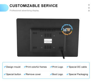 Tableau d'affichage numérique lcd full hd 15.6 pouces, 720p 1080p, 12v, modèle bon marché, pour publicité vidéo - Product Image 3