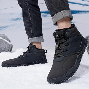 Vente en gros Fabricant de chaussures d'extérieur antidérapantes Bottes de neige imperméables <span class=keywords><strong>pieds</strong></span> nus pour hommes Bottes d'hiver chaudes pour hommes - Product Image 3